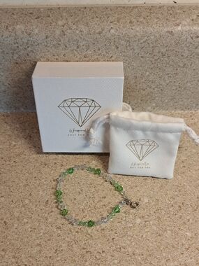 Crystal Silvertone Bracelet